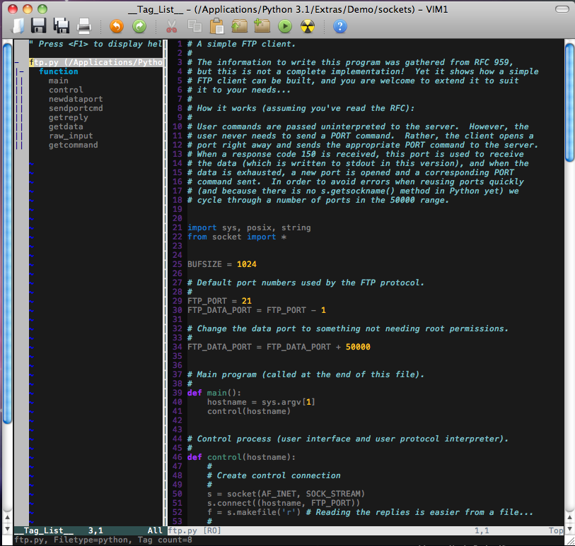 vim 之打造 python IDE